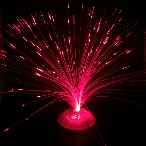 Colorful night light LED gypsophila fiber optic flower fiber optic tree flashing toys night market stall hot selling toys wholesale