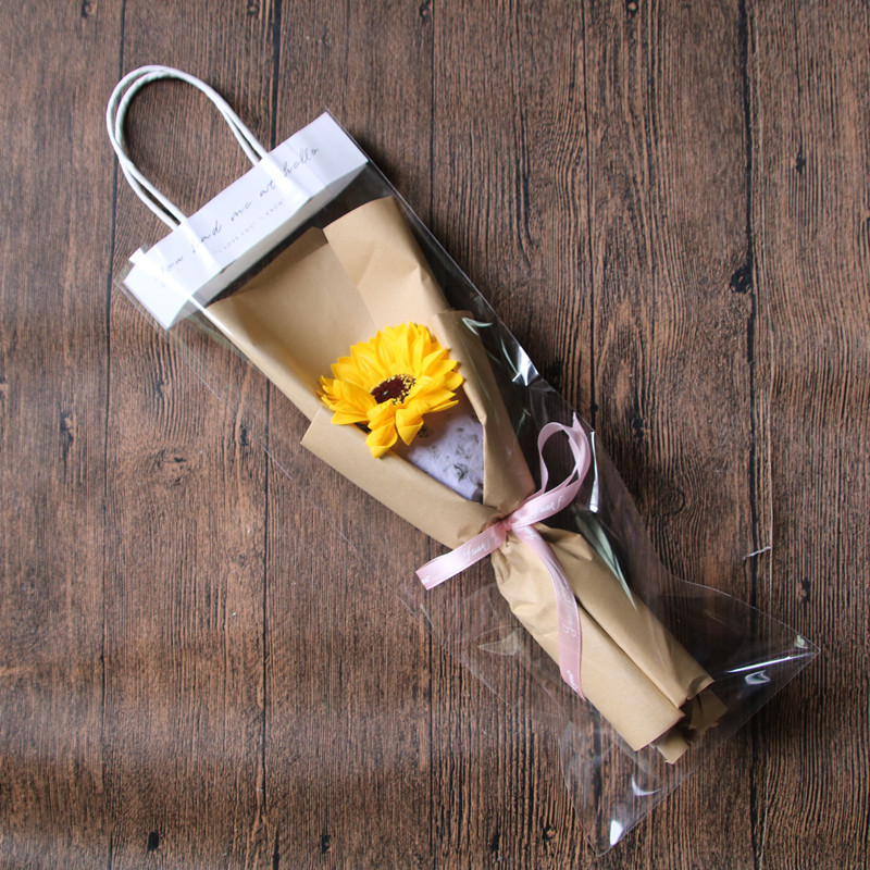 Jabón artificial flor girasol rosa día del padre regalo del día del maestro temporada de graduación regalo promocional ventas directas de fábrica