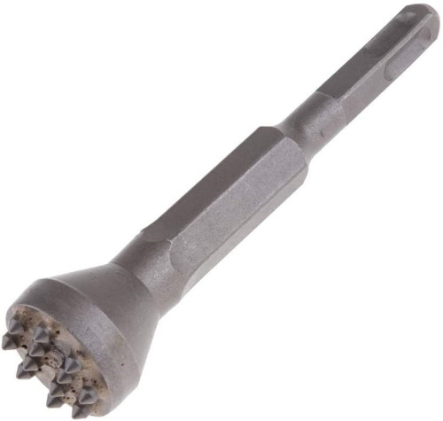 Flower hammer chisel burr bit cement concrete viaduct lychee surface electric pick flower hammer head alloy burr chisel head
