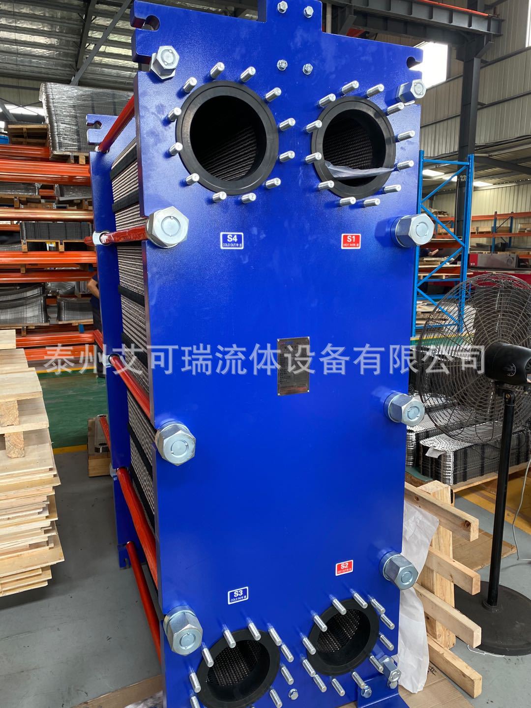 Acare/艾可瑞 图纸定制船用钛板式冷却器 低温海水板式换热器