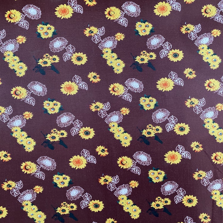 A large amount of color-printed foam is in stock and available for wholesale. We accept 100% polyester fabric and printed fabric for luggage detail image 1