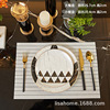 Dinner plate, tableware, set, jewelry home use, European style, wholesale