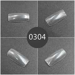 500 pieces 550 pieces 600 pieces bagged false nail nail art pieces C-type French half-stick full-stick toe nails round head practice nails