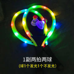發光羽毛球拍閃光球拍廠家直供地攤商品發光球兒童玩具批發
