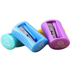 長立單孔卷筆刀削筆器 轉筆刀 學生鉛筆刨 刨筆機126