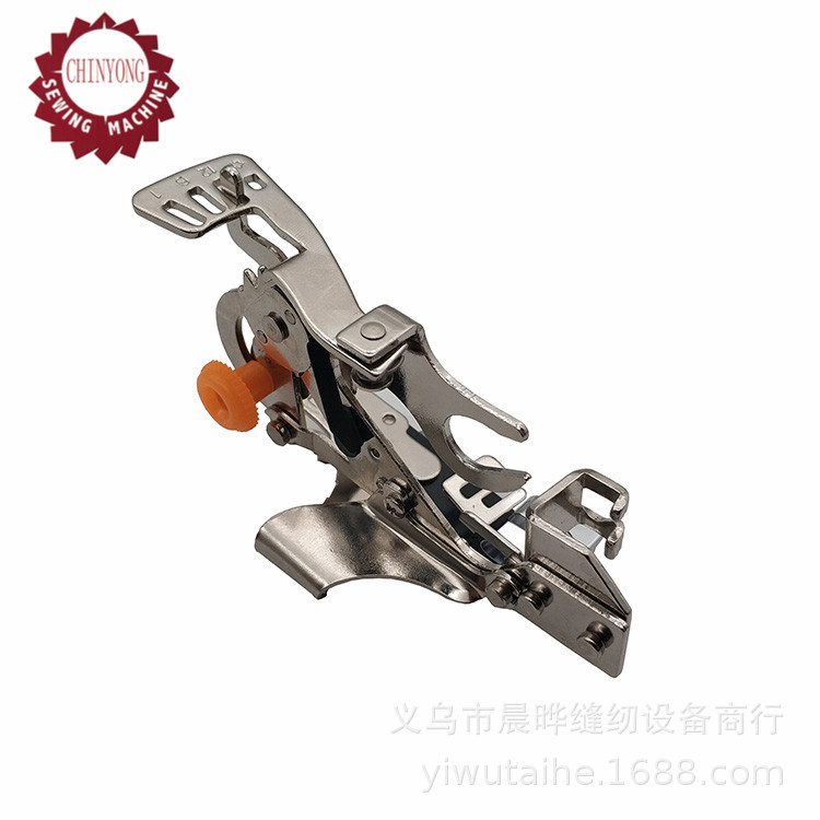 家用缝纫机打褶压脚打皱压脚褶皱打褶压脚55705-M粉盒打皱压脚