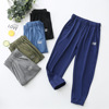 儿童速干裤 加大加肥休闲裤春款男女童运动长裤大童弹力休闲裤