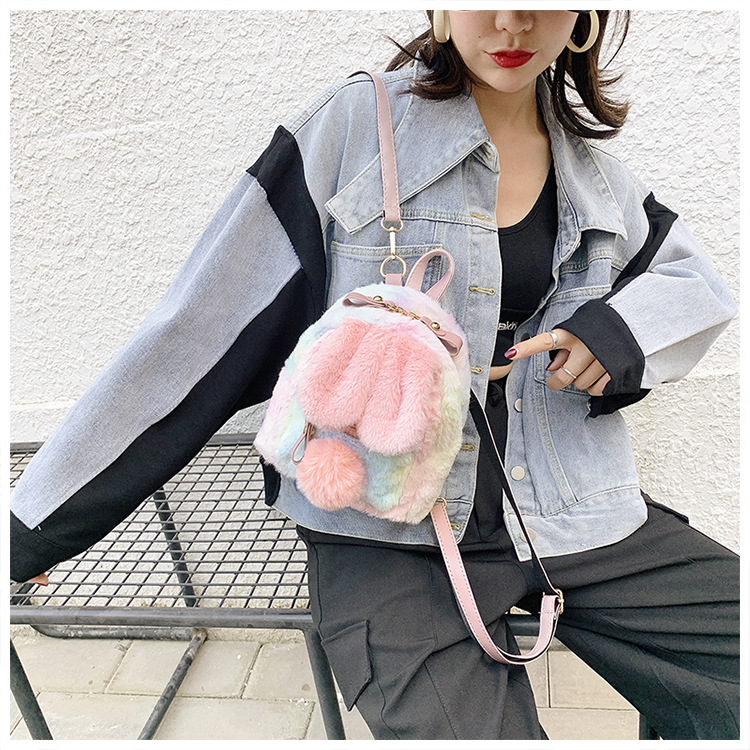 Fashion New Cute Rabbit Ears Backpack display picture 13