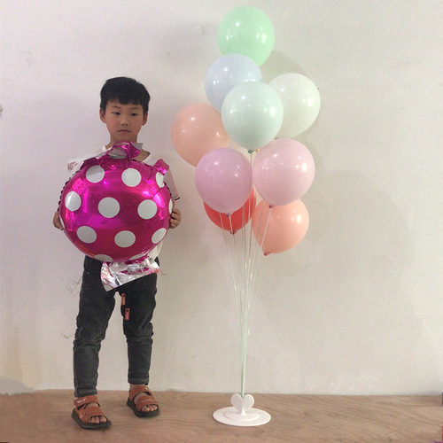 New road leading floor floating display stand set wedding birthday party props heightening balloon table floating column