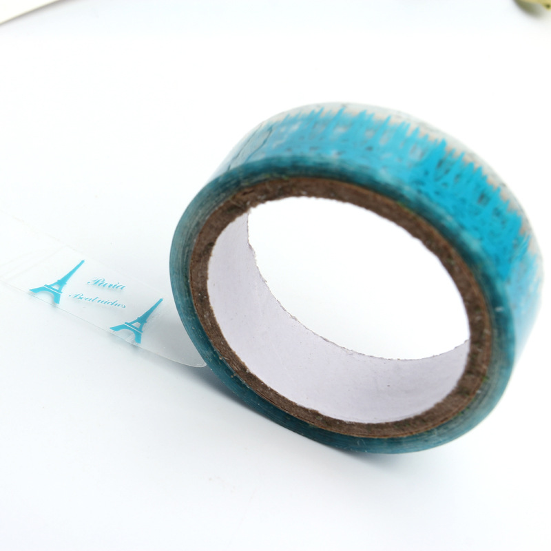 Transfronteriza mezclado lindo fresco pequeño rollo cinta de encaje transparente DIY Diario decoración pequeña cinta de papelería 10M