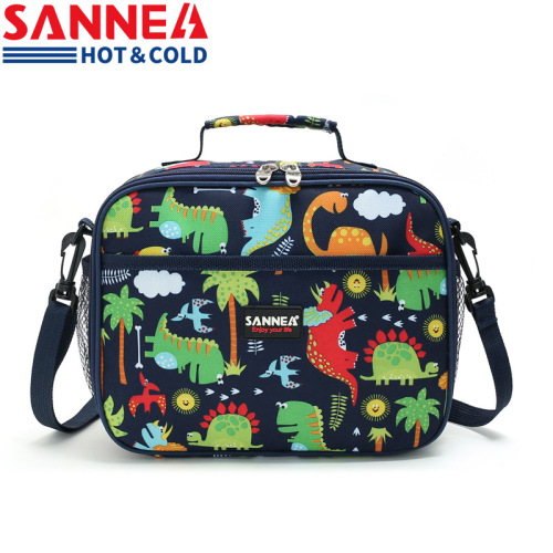 SANNE Insulated Bag Children's Lunch Bag Portable Cartoon Lunch Box Bag Fresh-keeping Cold Ice Bag Thickened Lunch Bag