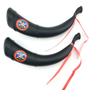 Pirate horn Halloween show props pirate horn horn pirate horn props factory direct sales