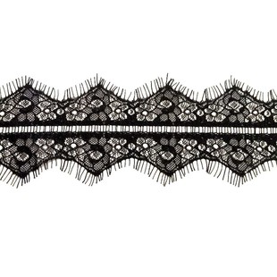 Eyelash lace width 8cm nylon bilateral eyelash factory new clothing underwear wedding accessories