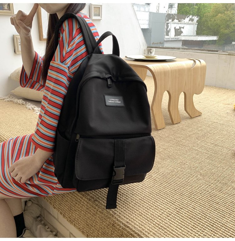 Ins Wind Schult Asche Weiblich Koreanische High School Harajuku Ulzzang Junior High School Schüler Schüler Rucksack Kunst Und Wald Rucksack display picture 31