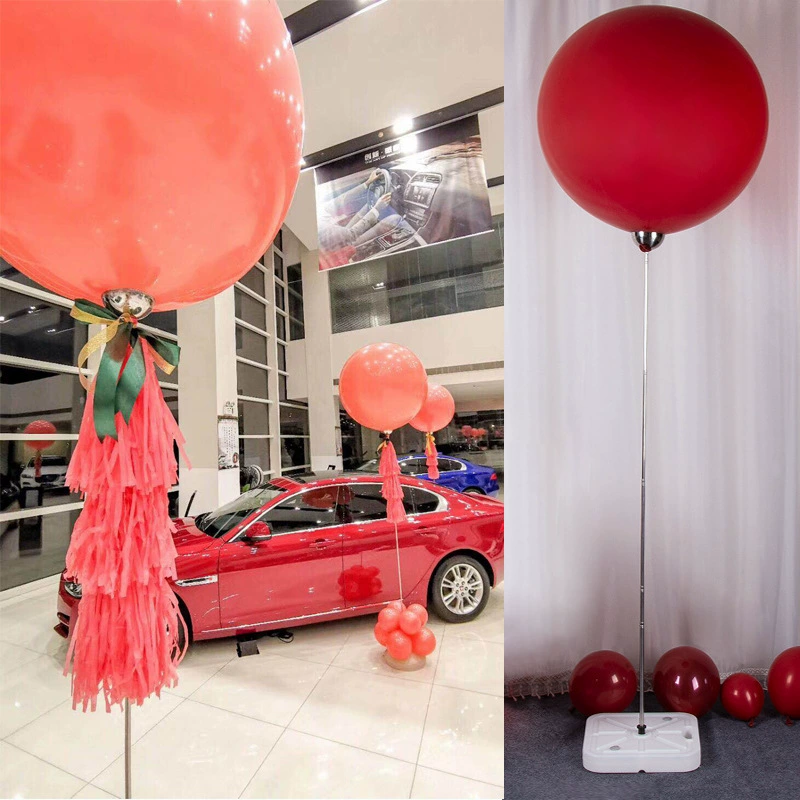 36-дюймовый воздушный шар поддельный гелий плавающий 2 М телескопический стержень Опора чаша опора для воздушного шара 18-дюймовая опора для воздушного шара