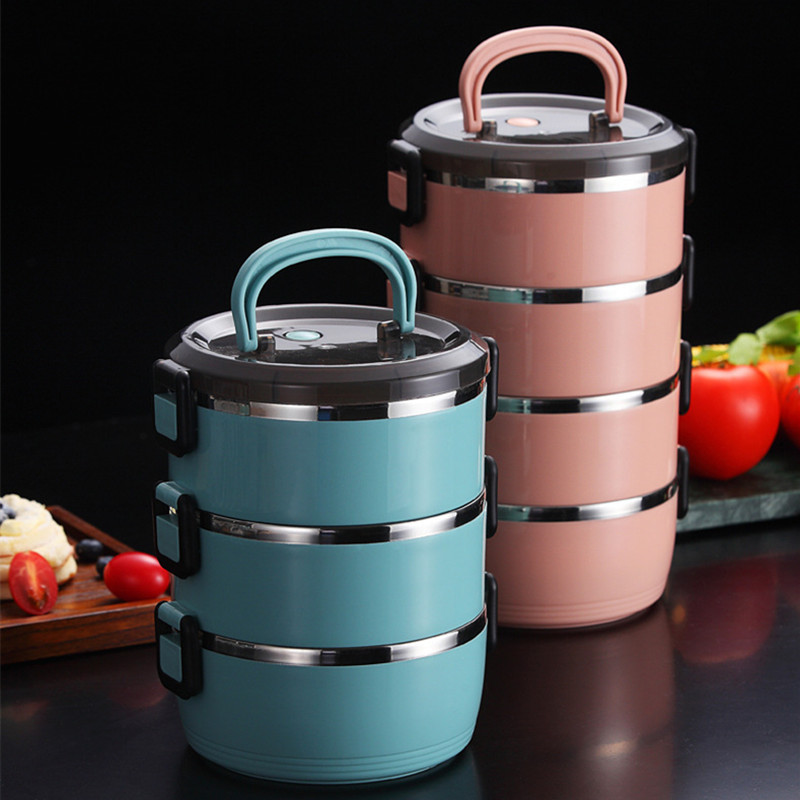 Stainless steel insulation lunch box div...