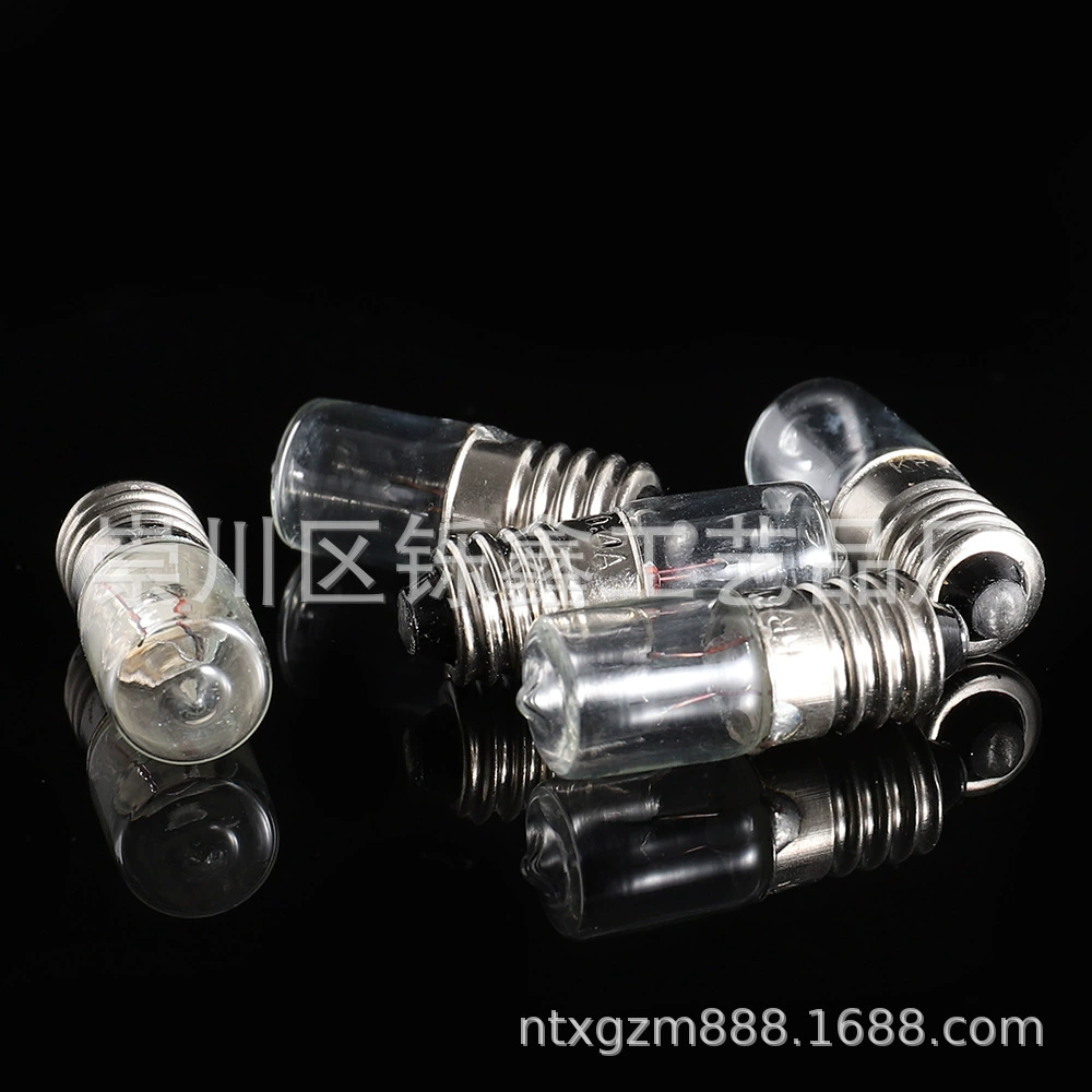 Заводская прямая поставка галогенных ламп 6В 0,4А и 6В 0,5А с цоколем E10 для приборов