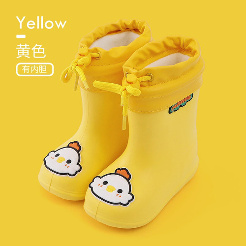 Happy Mary Children's Waterproof Winter Boots with Fleece Lining and Cotton Outer Layer (Not Waterproof Shoes)