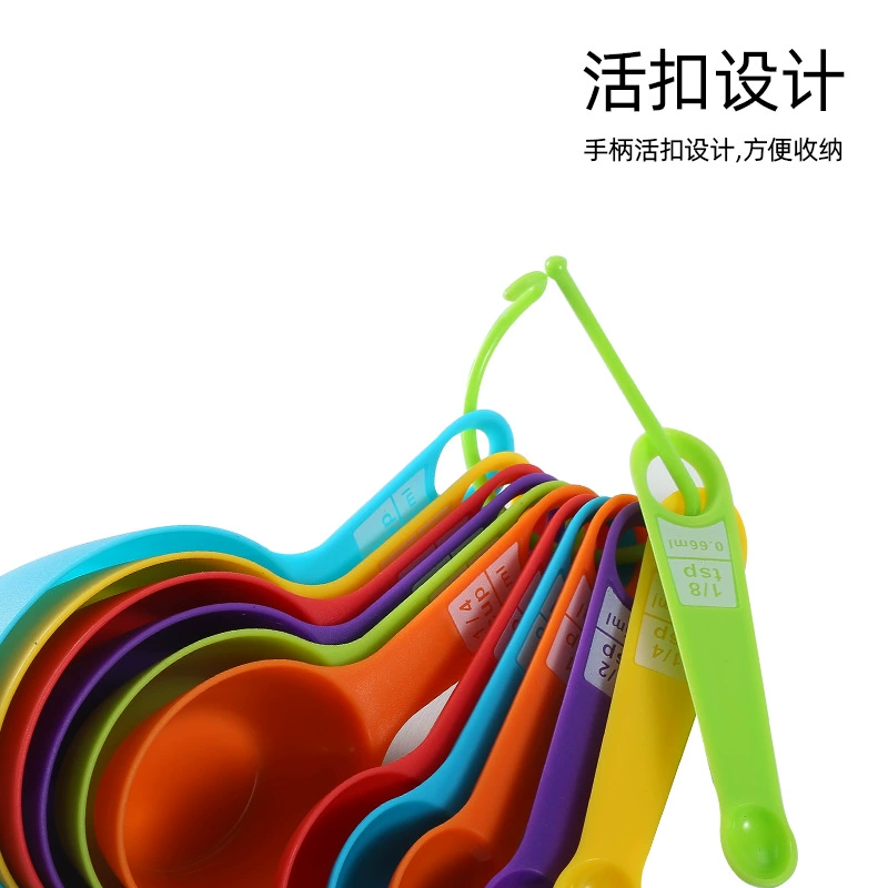 Measuring cup, plastic tools set, measuring spoon scaled, 12 pieces, 12 pieces