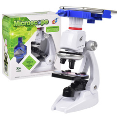 Children's Microscope with Phone Stand, Elementary School Biology Science Experiment Supplies, High Definition Early Education Toys