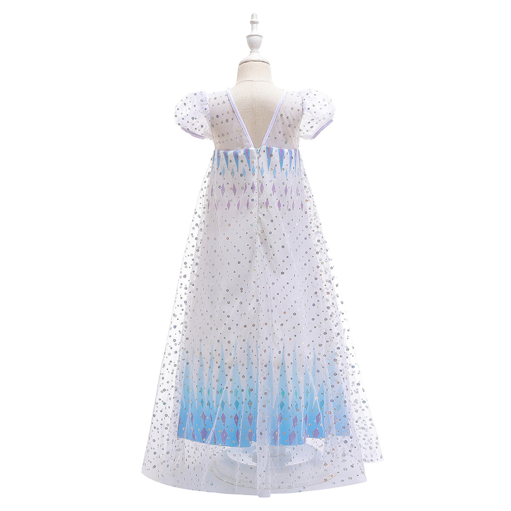 New summer dress ice snow princess dress children's dress girls dress children's Halloween costumes wholesale