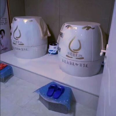 美容院桑拿活瓷能量汗蒸缸托瑪琳電氣石養生翁納米移動熏蒸房廠家
