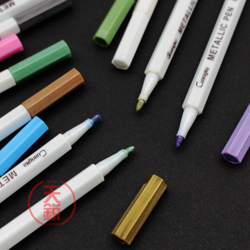 Guangna 6510 hard-head signature pen fire paint seal special metal pen photo album graffiti water-based paint pen marker pen