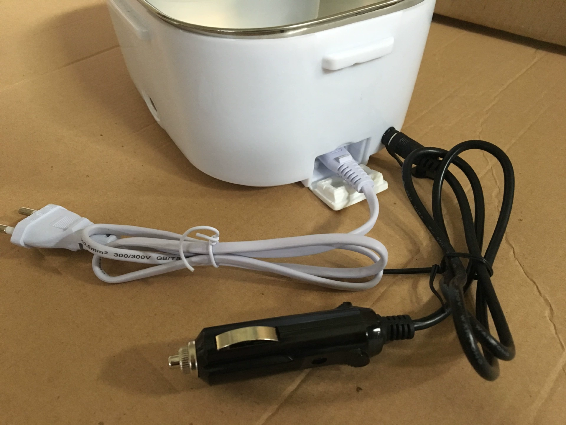 Специализируясь на трансграничной торговле Ланч-бокс из нержавеющей стали двойного назначения 110V + 12V/220V + 12V Внешняя торговля нагревательный Ланч-бокс