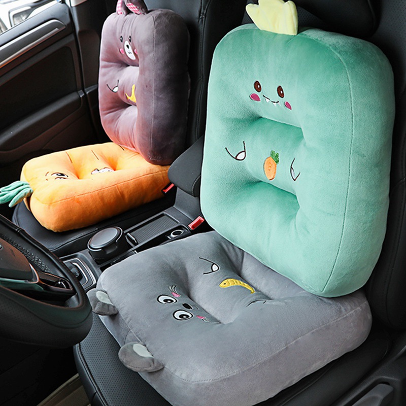 四季通用冰丝学车考驾照坐垫加厚增高双面坐垫女生汽车驾驶位坐垫