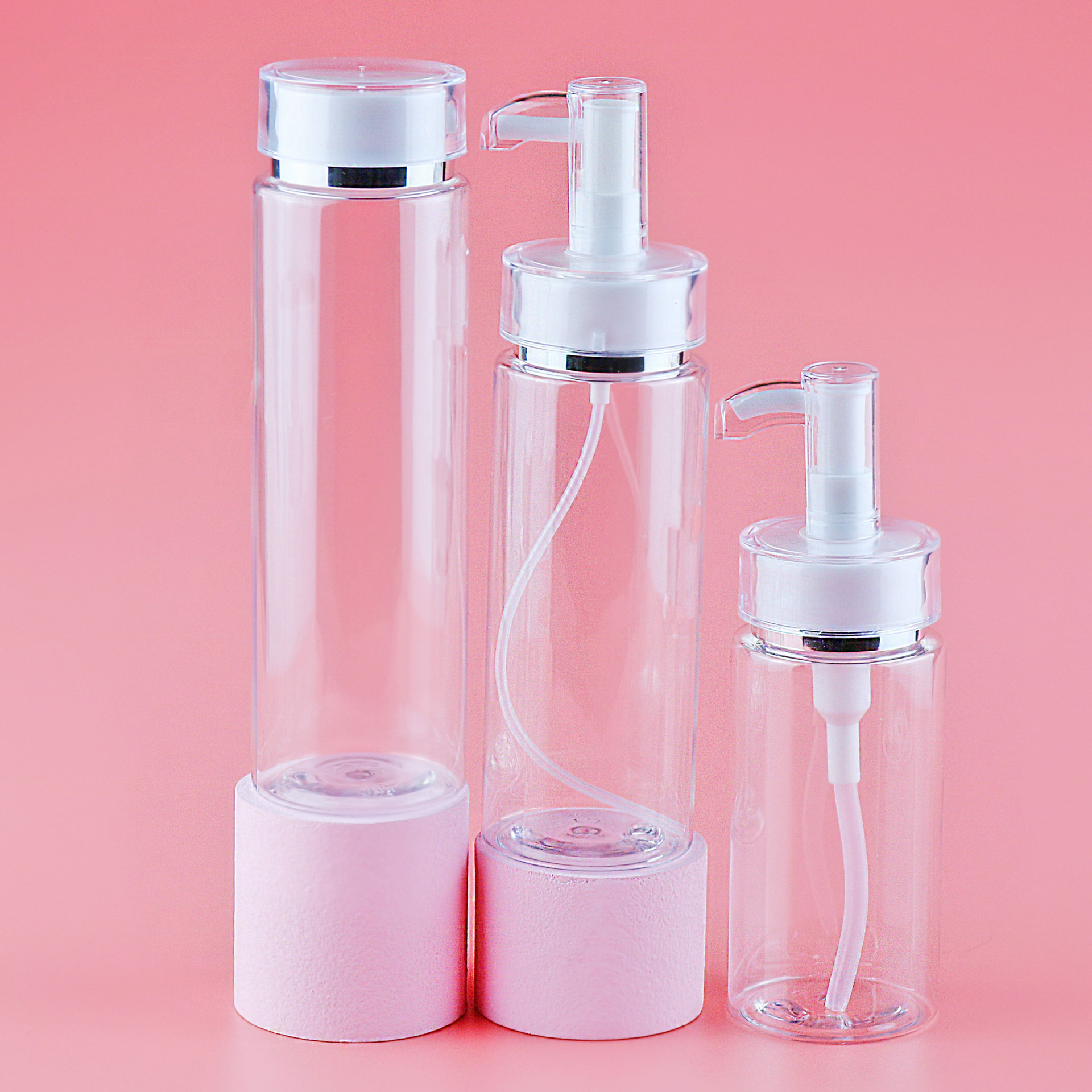 160ml180ml200ml+亚克力卸妆泵盖