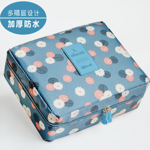 Factory direct sales multifunctional travel storage bag waterproof cosmetic bag hand-held colorful square bag men's toiletry bag