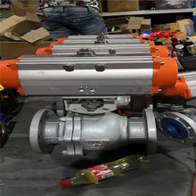 專業生產 Q641F-25C 氣動法蘭浮動球閥 帶信號反饋球閥