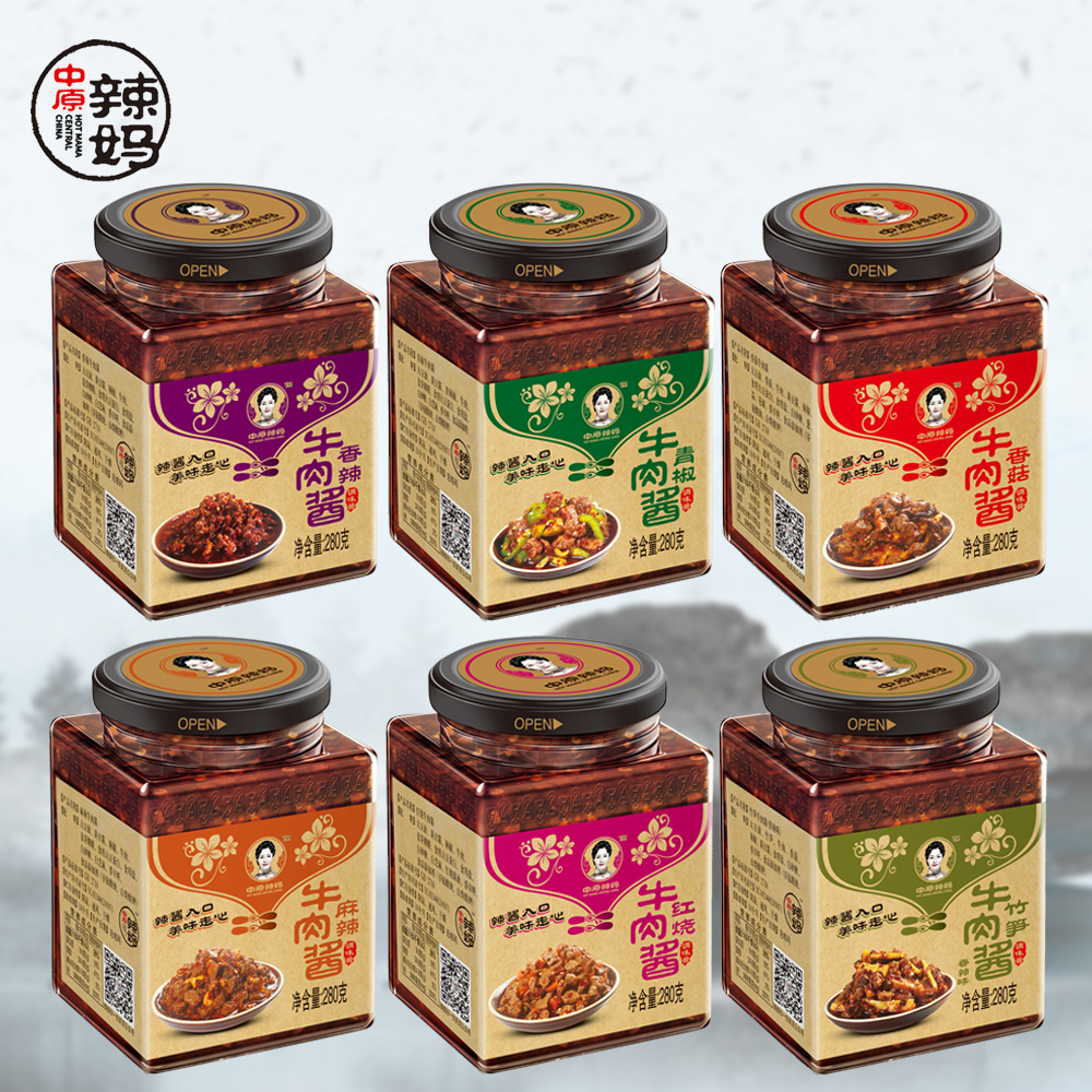 Zhongyuan Spicy Mom 280 flavor Modular assembly Beef sauce Bibimbap Noodles