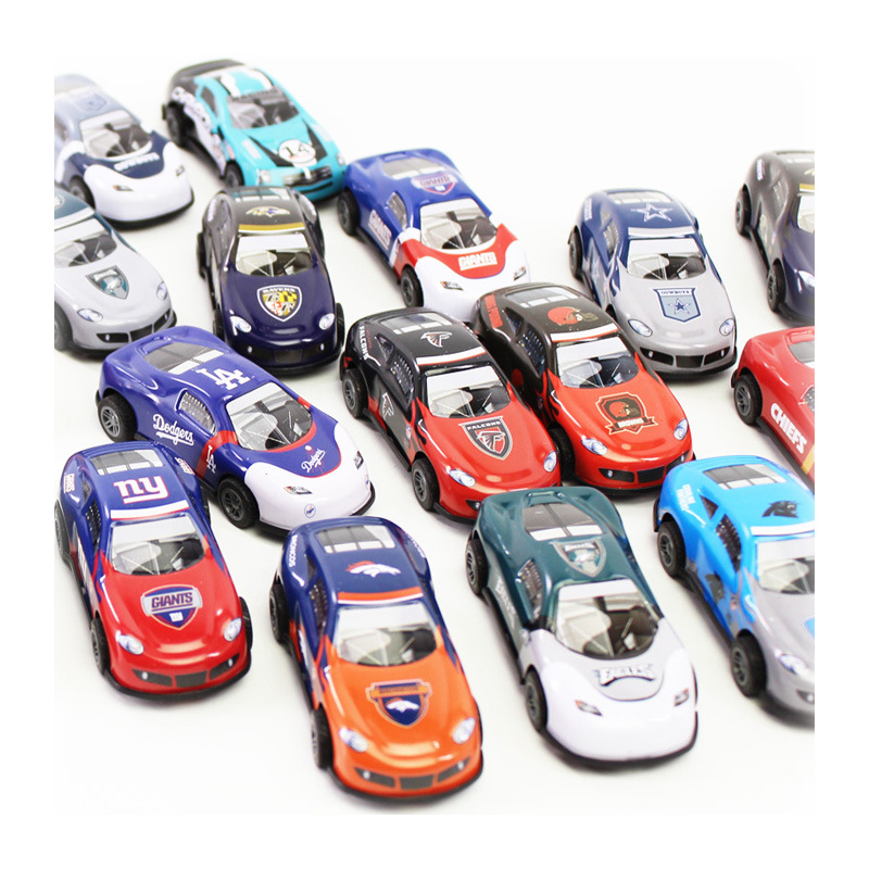 跨境赠品小玩具 YLH009合金回力车模 多个橄榄球队珍藏版回力赛车|ms