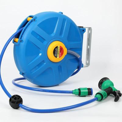 Manufactor Direct selling automatic Telescoping Hose reel 8*12PU Adding bobbin 12 Water Drum Car drum Automotive beauty products