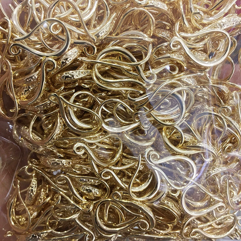 Серьги, гипоаллергенные аксессуары, 14 карат, золотистый цвет, DIY