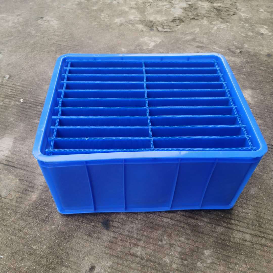 批发定做尺寸静电中空板箱 PP中空板分格箱 骨架箱塑料万通板箱