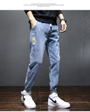 Летние джинсы, трендовые штаны для отдыха, оверсайз, коллекция 2021