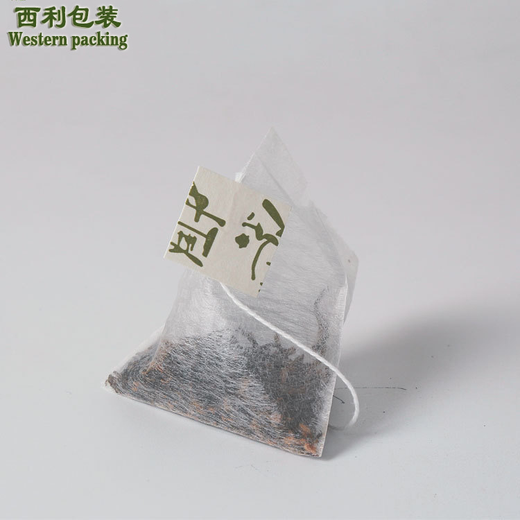 批发PLA玉米纤维食品级茶包过滤袋花茶袋泡茶空包袋带线标过滤袋
