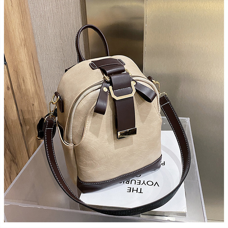 Fashion Retro Contrast Color Small Backpack Wholesale Nihaojewelry display picture 24