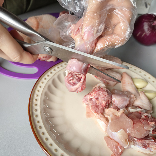 Stainless steel strong sharp multifunctional kitchen household food chicken, duck, goose, fish bone scissors