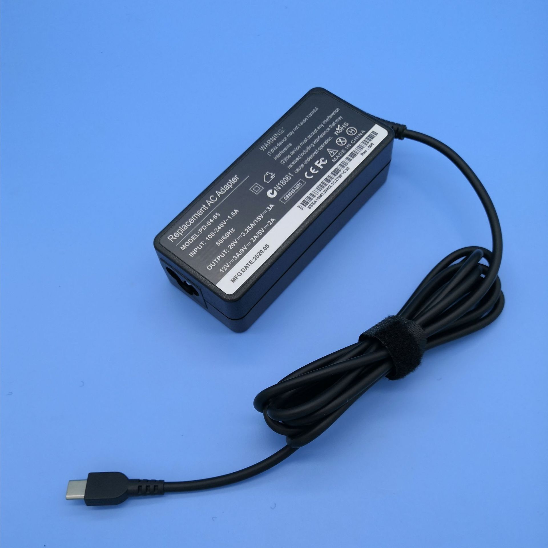 跨境专供65W TYPE-C电源适配器 联想笔记本电脑USB-C电源适配器