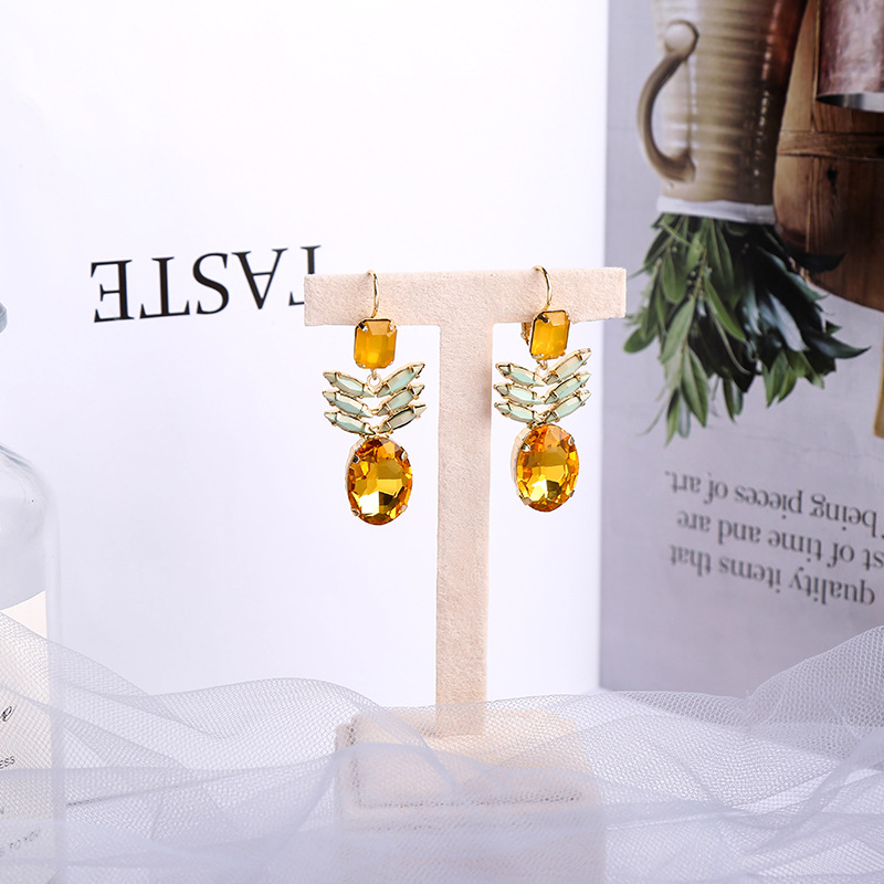Pineapple  Exaggerated Fruit Earrings display picture 1