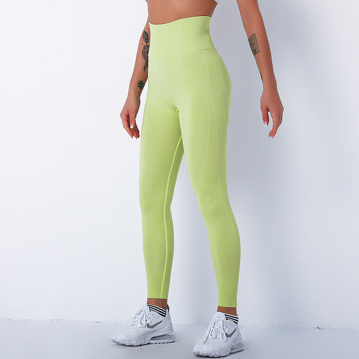 High-Waist Stretch Tights Hip-Lifting Yoga Pants NSLX8994