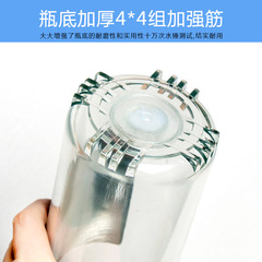 10-inch transparent filter bottle, thickened pressure-resistant and explosion-proof filter bottle, 2 points, 4 points, threaded mouth, universal white bottle, water purifier accessories