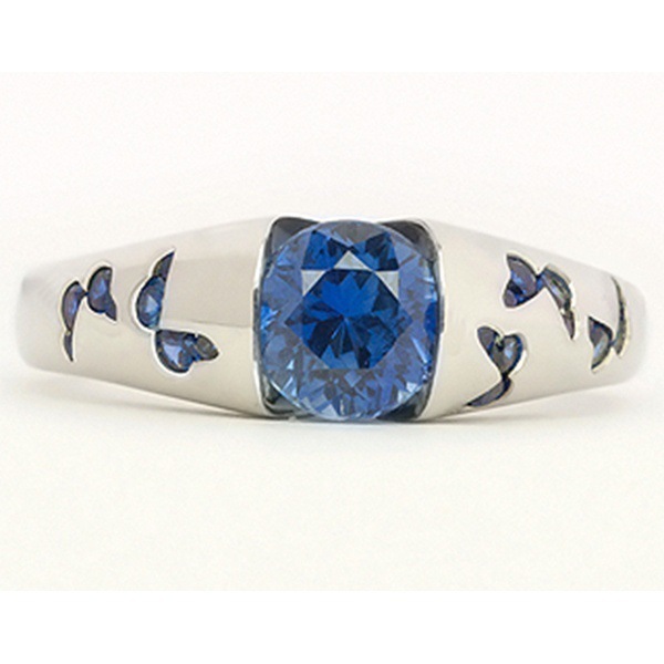 Fashion Butterfly Alloy Inlay Artificial Gemstones Women's Rings display picture 2