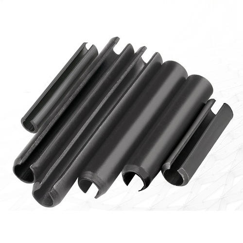Black elastic pin open cylindrical pin spring steel GB879 hollow mechanical positioning pin shaft pin M2M2.5M3