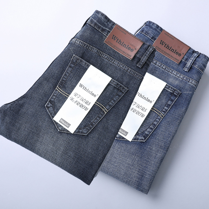 Wthinlee Spring and Autumn New Jeans Men...