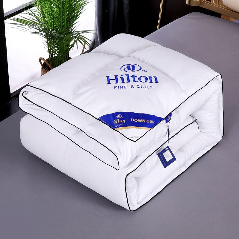 Manufactor Direct selling quilt Hilton Down quilt Double spring and autumn Winter quilt gift hotel thickening student The quilt core wholesale