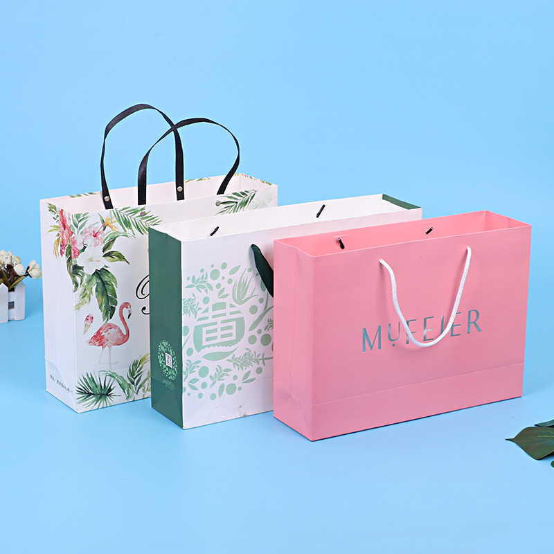 现货批发加厚牛皮纸袋定做服装礼品包装袋购物牛皮纸手提袋厂家